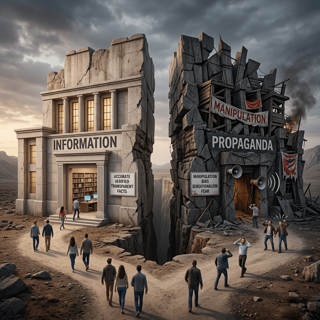 La sottile differenza tra comunicazione e&nbsp;propaganda